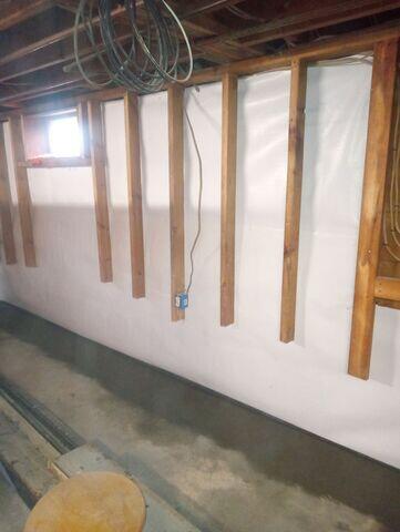 Basement Waterproofing in Shoreham, Vermont, by Matt Clark's Northern Basement Systems.