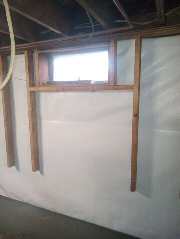 Custom-designed waterproofing System in Shoreham, Vermont, by Matt Clark's Northern Basement Systems.