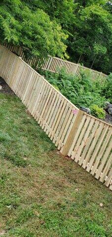 Wood Picket Fence Annandale Virginia