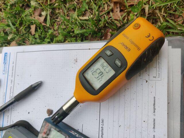 Moisture Readings