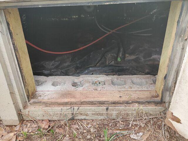 Crawl Space Entrance