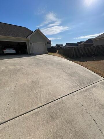 Cracked Driveway