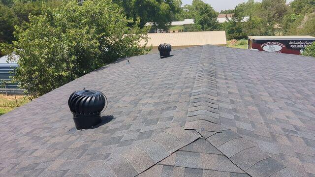 Finished product of Fortenberry Roofing.