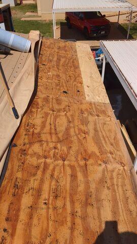 New Decking being put in place