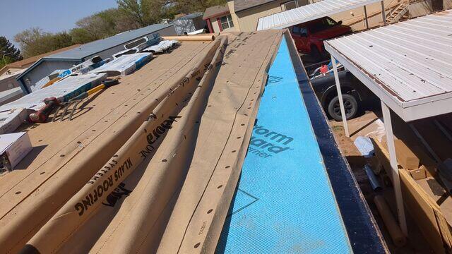 GIF Storm Gaurd and Velora One Klaus Roofing system