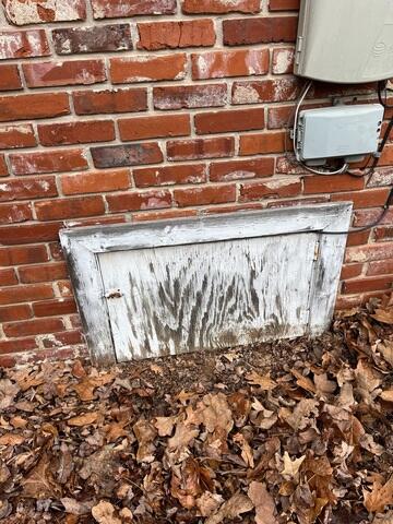 Old Crawl Space Door