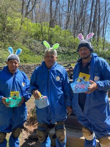 We Dropped Off Easter Baskets to the Hardworking Crew