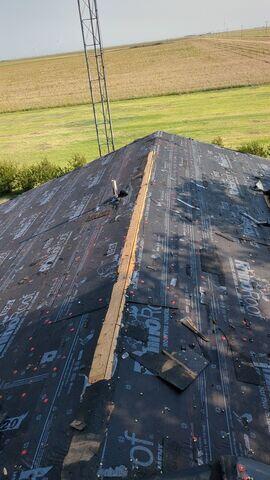 Removal of all shingles.