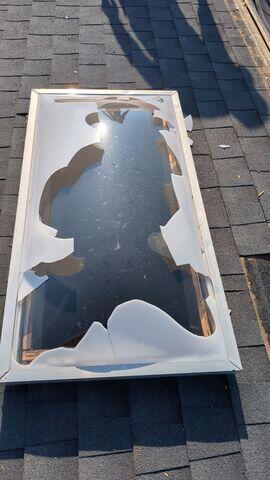 Damage to the Skylight.