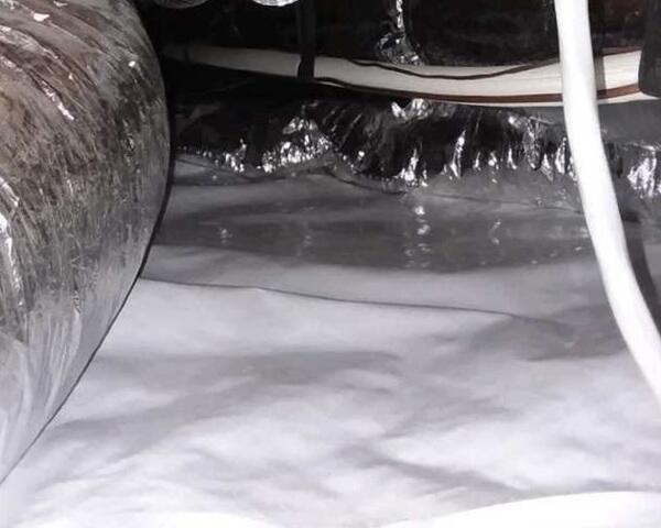 Sealing Cloverdale, CA, Crawlspace with CleanSpace Vapor Barrier system