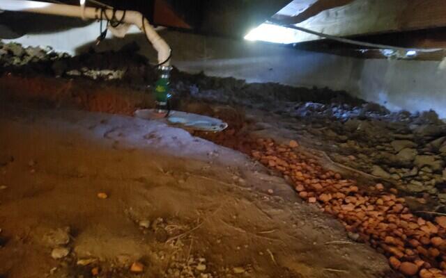 Don't underestimate the power of a crawlspace sump pump!