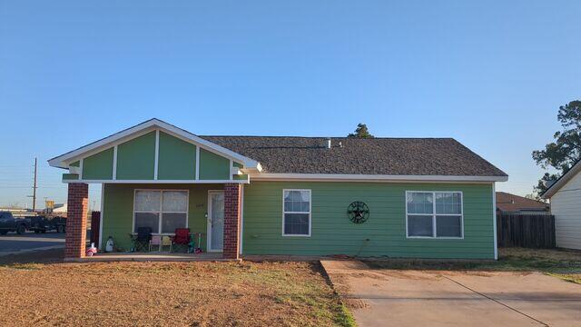 Home in need of roof replacement.