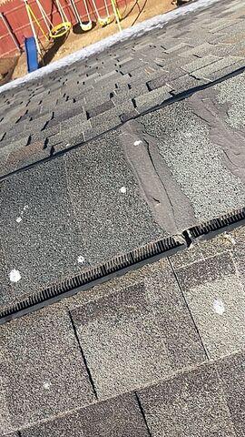 Old patch work and Small ridge vent