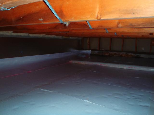 <p>Dr. Energy Saver Delmarva has installed <a href="http://www.delmarvadrenergysaver.com/crawl-space-repair.html">CleanSpace Encapsulation System</a> with Drainage Matting, TerraBlock Floor Insulation and SilverGlo Insulation on the walls.&nbsp;</p>