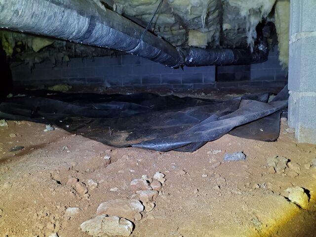 Old Vapor Barrier