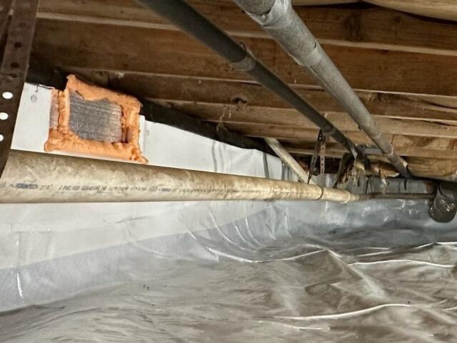 Vents Secured with SilverGlo