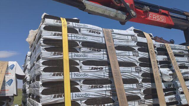 Delivery of the Nordic Shingles.