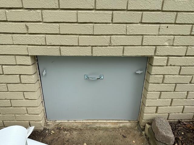 New Crawl Space Door
