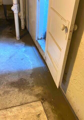 TrenchDrain at the Bulkhead Door