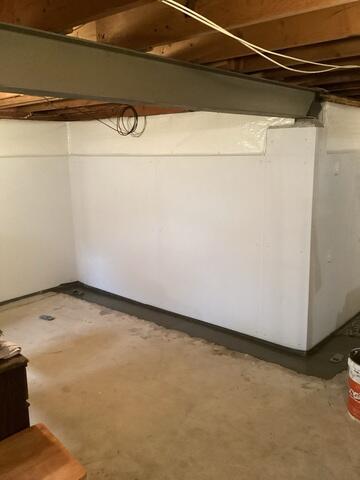 Waterproofed Basement