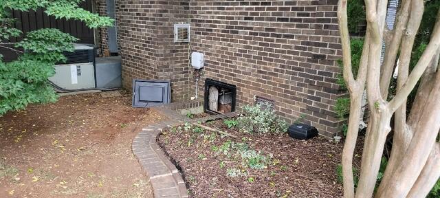 Crawl Space Entrance