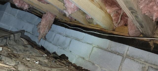 Sagging Insulation