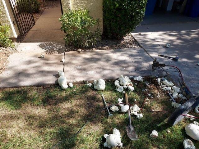 Concrete Leveling Process: 15-Minute Rule in Tempe, Arizona