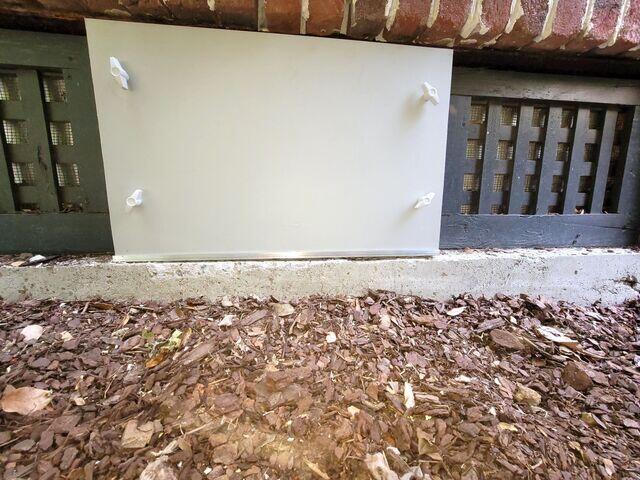 New Crawl Space Door