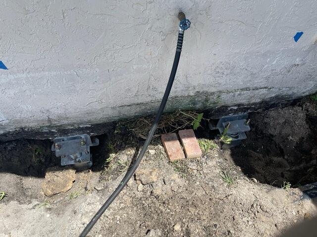 Complete Push Pier Installation