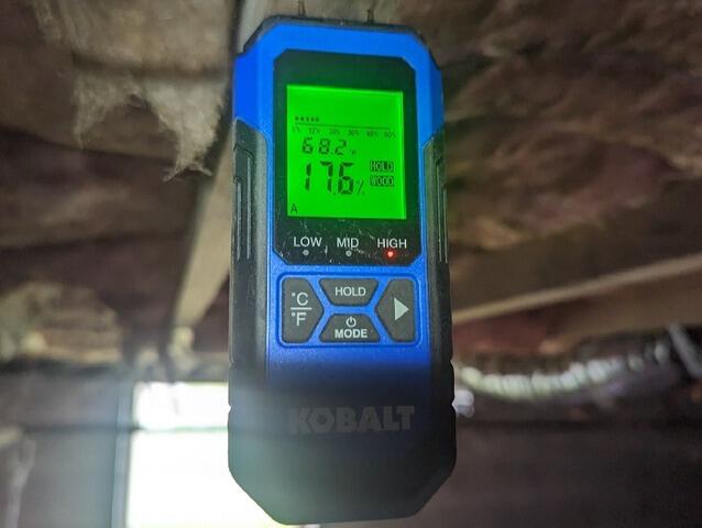High Wood Moisture Content