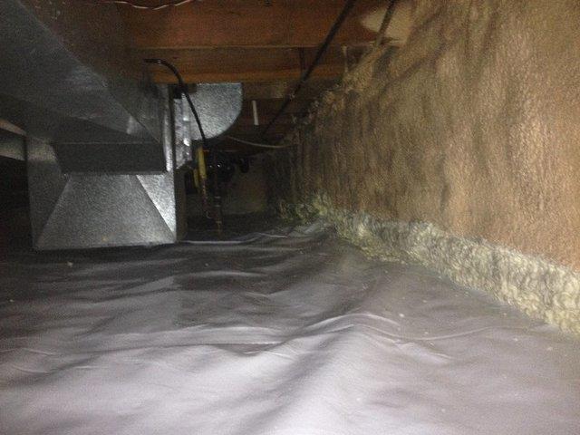 Cleaner Storage Area in N Vancouver Crawl Space