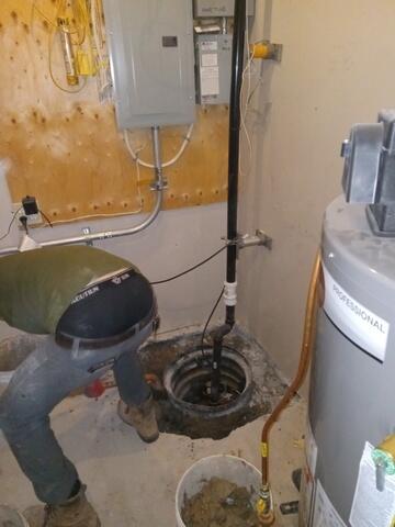 Old sump system