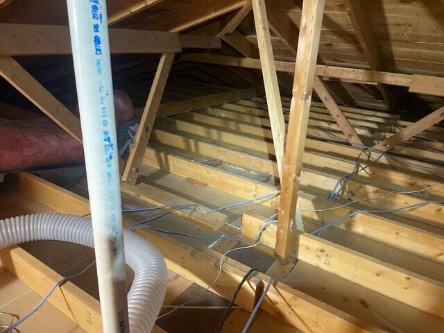 Other side of the attic roof.