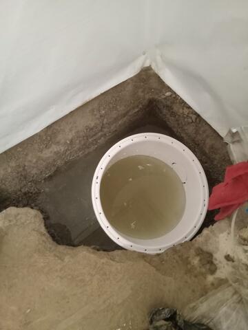 Install sump liner