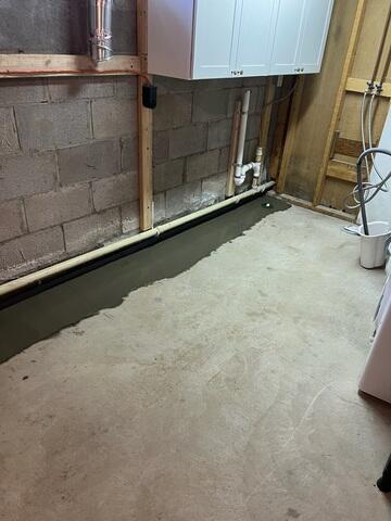 Drainage Down the Wall