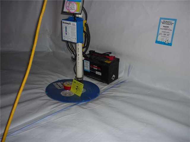 <p>A battery back up sump pump system was installed to ensure the crawlspace stays dry all of the time.</p>