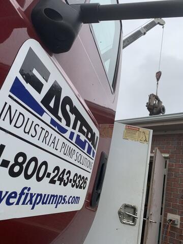 Pressure Relief Valve change for a Sewage Pump Station in Plymouth, CT