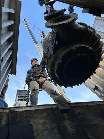 Removing a Large Dewatering System in Hartford, CT