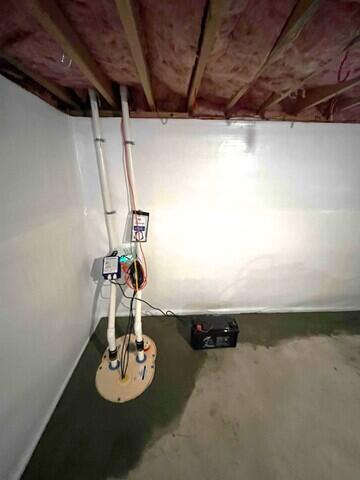 TripleSafe Sump Pump and CleanSpace Wall Vapor Barrier