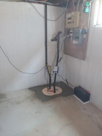 Triplesafe sump installed