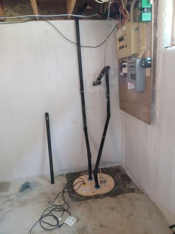 Old sump removed