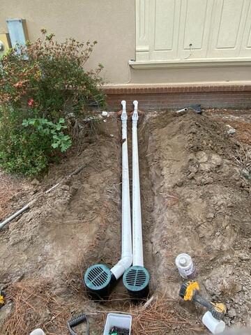 Exterior Discharge Lines