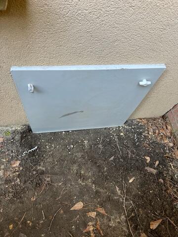 New Crawl Space Door