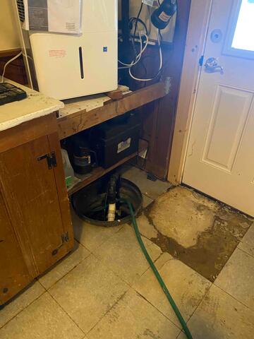 Basement in need of proper waterproofing