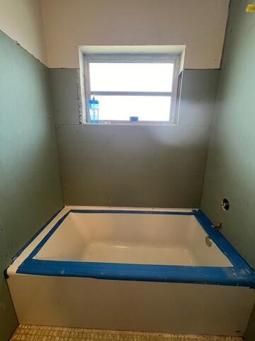 The new tub