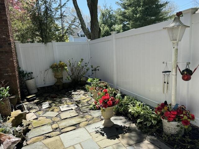 Garden path and fencing