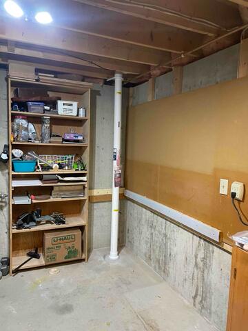 Radon Pipe Installation