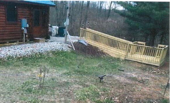 Before Deck Construction On The Entry Way