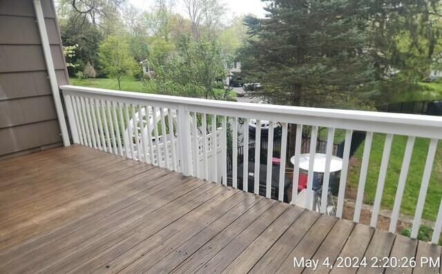 Deck and railing