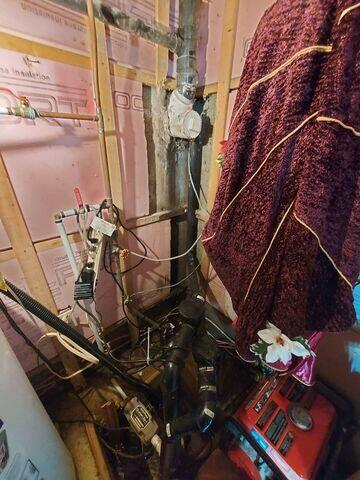 Old sump pump